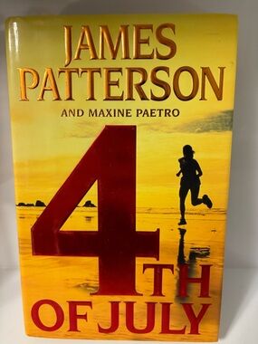 📚 3/$25 📚 James Patterson 4th of July Hardcover Book